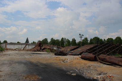 Стройка гипермаркета “Корона” в Гродно идёт полным ходом
