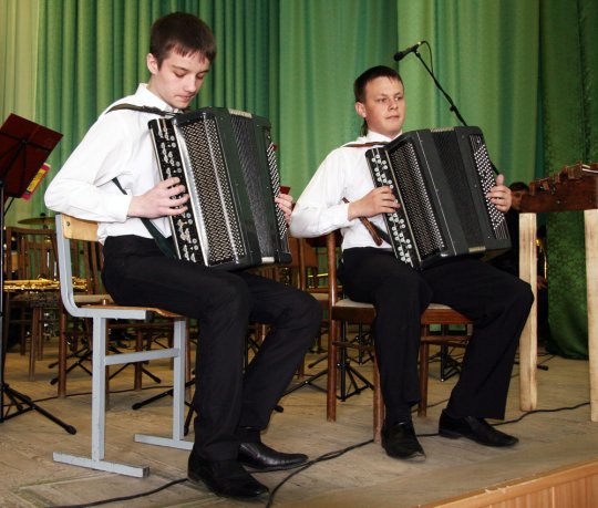 Образцовый духовой оркестр поставского профтехколледжа отметил 20-летний юбилей (+фото)