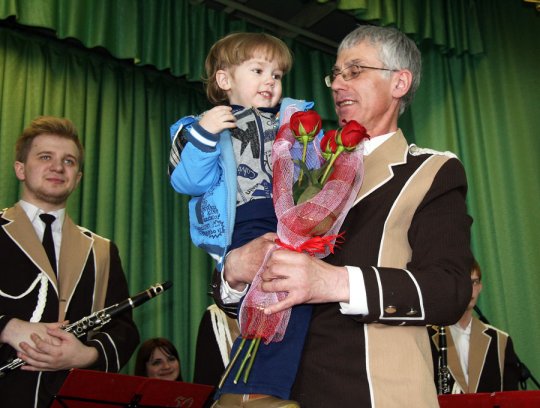 Образцовый духовой оркестр поставского профтехколледжа отметил 20-летний юбилей (+фото)