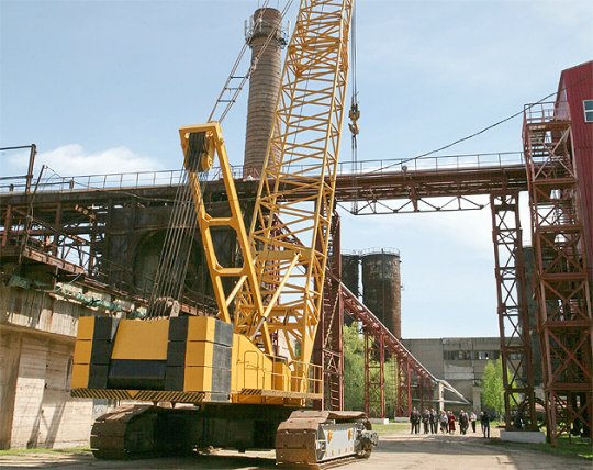 Мясникович посетил Петриковский керамзитовый завод (фото)