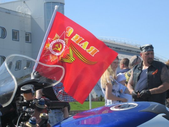 В Барановичах в честь 9 Мая прошли вело- и мотопробеги