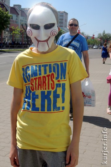 День Победы в Слуцке-2013, ч.4. Маски, ногти, табор, РСФСР