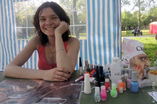 День Победы в Слуцке-2013, ч.4. Маски, ногти, табор, РСФСР