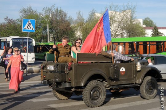 День Победы в Слуцке-2013, ч.4. Маски, ногти, табор, РСФСР