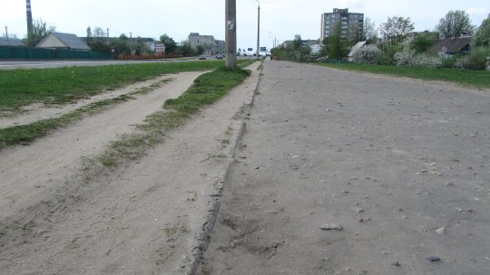 Тротуары в городе.