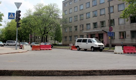 Масштабная реконструкция в Гродно: Буденного все еще открыта, на Дзержинского перекрыли лишь часть улицы