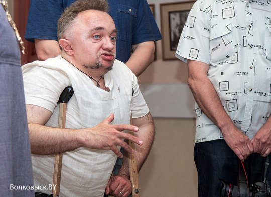 Открытие выставки Петра Волынцевича