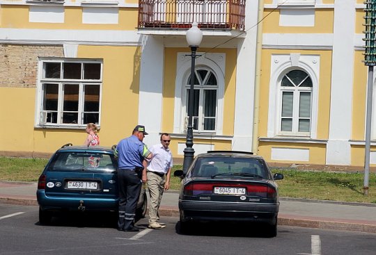 ГАИ ежедневно вынуждена контролировать площадь Тызенгауза в Гродно