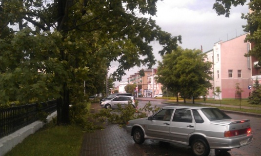 Гроза в Бобруйске