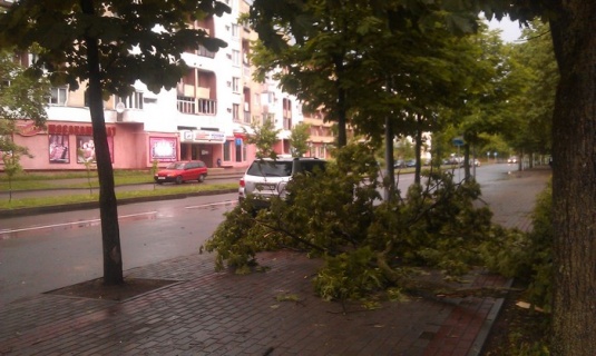 Гроза в Бобруйске