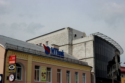 В строящееся по ул. Антонова в Гродно здание попала молния