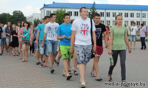 Общегородской выпускной в Столине