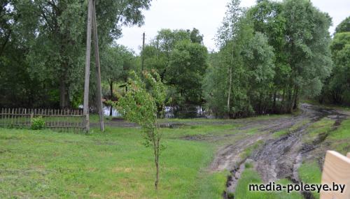 Дожди на Полесье не дают возможности отступить талым водам