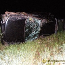 Не «удержал» автомобиль на гравийной дороге