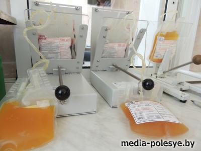 750 литров крови в год заготавливают в отделении переливания крови Столинской райбольницы