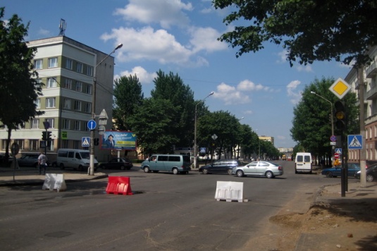 Пионерскую в Могилёве перекрыли 31 мая — фоторепортаж (карта)