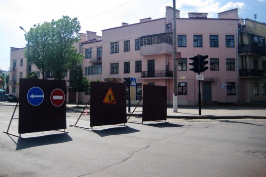 Пионерскую в Могилёве перекрыли 31 мая — фоторепортаж (карта)
