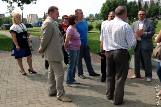 Депеша дня. 31.05.13. Большое оживление в центре Слуцка