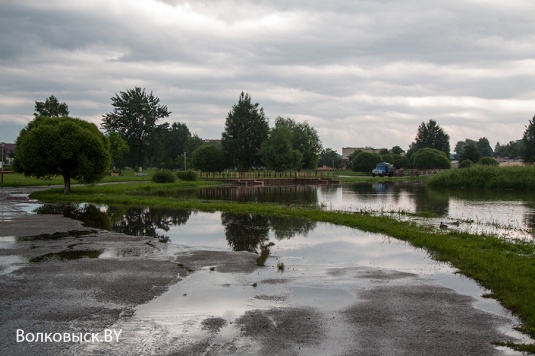 Волковыя вышла из берегов