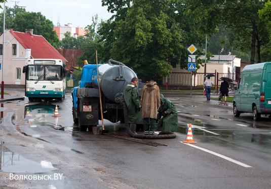 Волковыя вышла из берегов