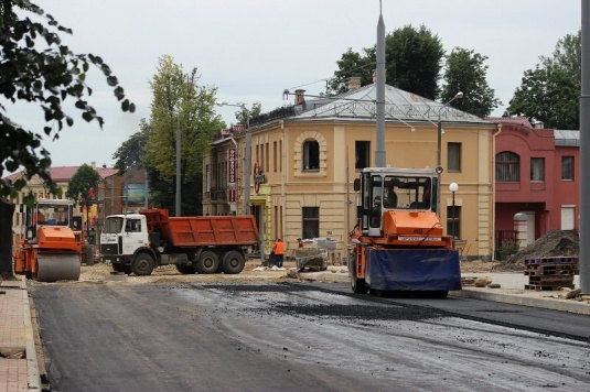 Чтобы снять транспортное напряжение в центре Гродно, часть улицы Дзержинского откроют для движения в течение нескольких дней
