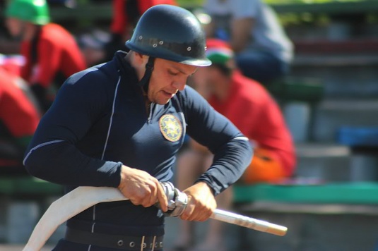 В Гродно проходит республиканский чемпионат по пожарному спорту