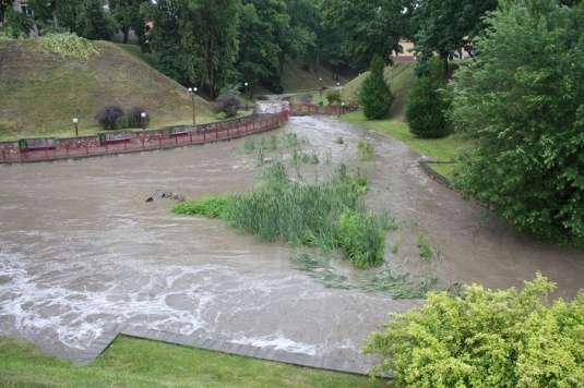 Очередной ливень вновь “проверил” Гродно на прочность