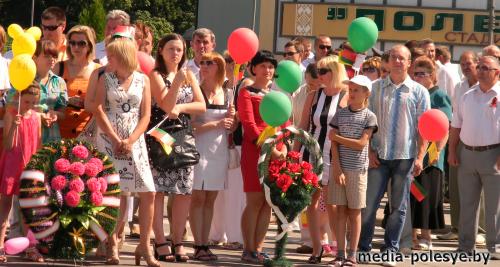 День Независимости отпраздновали в Лунинце День Независимости отпраздновали в Лунинце