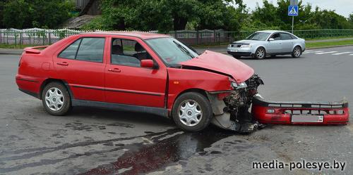 ДТП в Лунинце с участием водителей-пенсионеров, один пострадал