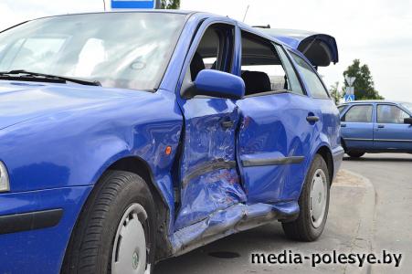 ДТП в Лунинце с участием водителей-пенсионеров, один пострадал