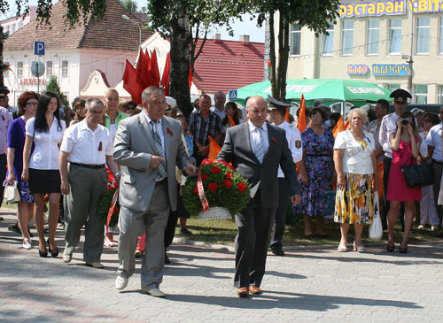 В Поставах отметили главный государственный праздник — День Независимоcти (+фото)