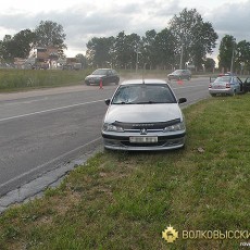 «Аист» попал под колеса «Peugeot 406»