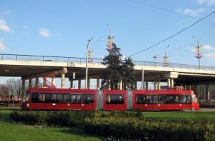 В Минске закрывается движение трамваев в направлении станции "Озеро"
