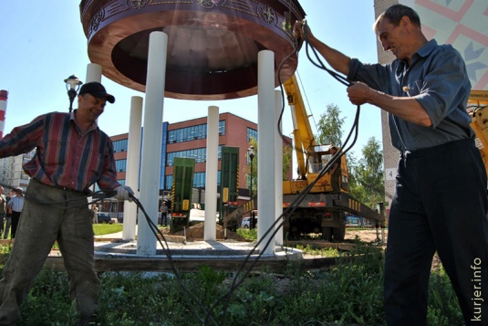В Слуцке появился «минарет»