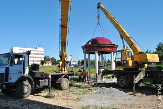 В Слуцке появился «минарет»