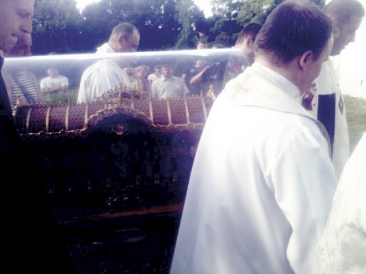 У Мсціславе дэманстраваліся мошчы святой Тэрэзы