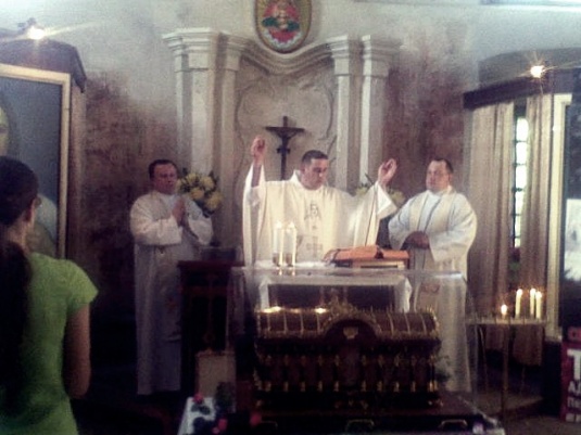 У Мсціславе дэманстраваліся мошчы святой Тэрэзы