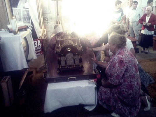 У Мсціславе дэманстраваліся мошчы святой Тэрэзы