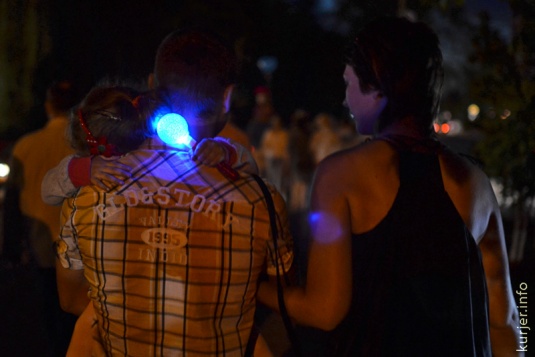 День Независимости-2013 в Слуцке. Про салют