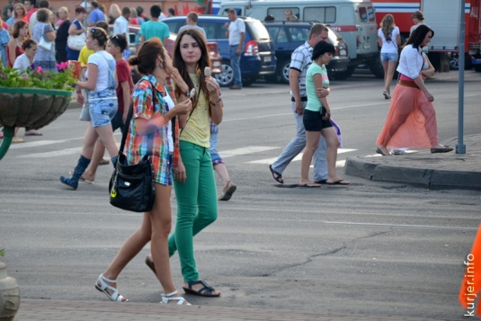 День Независимости-2013 в Слуцке. Вечер