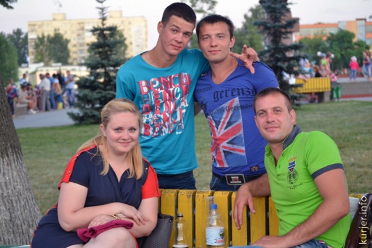 День Независимости-2013 в Слуцке. Вечер