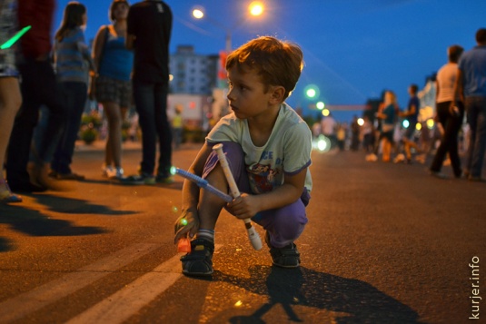 День Независимости-2013 в Слуцке. Вечер