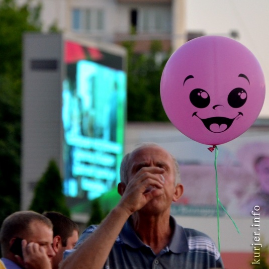 День Независимости-2013 в Слуцке. Вечер