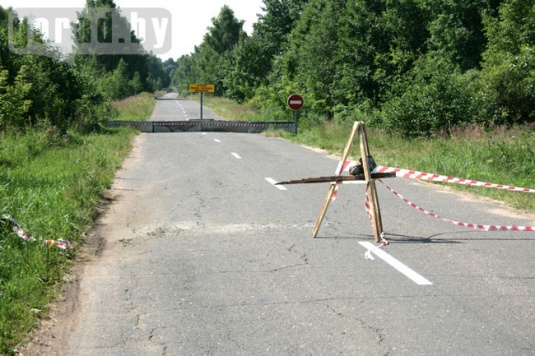 Дорогу к «Агрокомбинату Восход» перегородили из-за африканской чумы