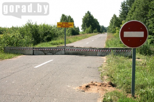 Дорогу к «Агрокомбинату Восход» перегородили из-за африканской чумы