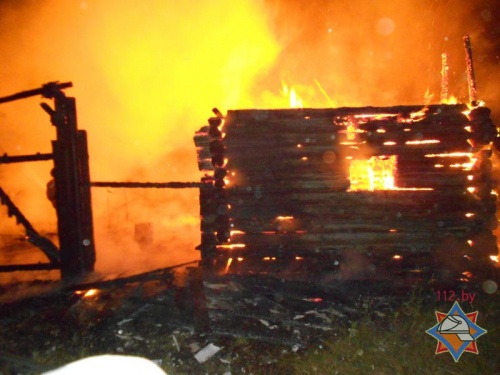 На пожаре в Рогачёвском районе погиб хозяин дома (фото, видео)
