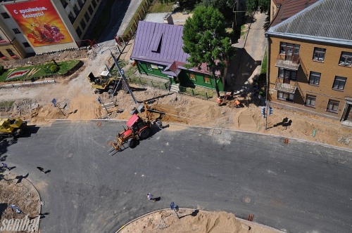 Реконструкция улицы Дзержинского подходит к концу