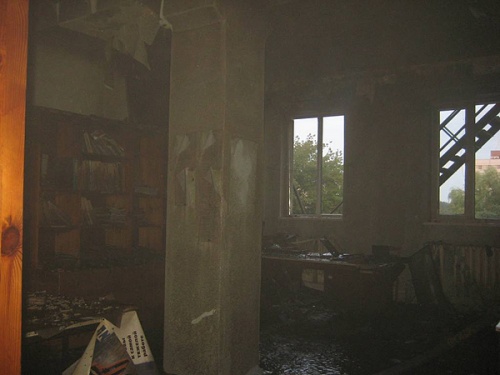 В административном здании Могилевского автомобильного завода имени Кирова произошел пожар