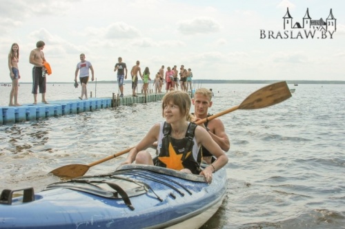 Палачане перамаглі ў байдарачных гонках на фестывалі «Viva Braslav!»