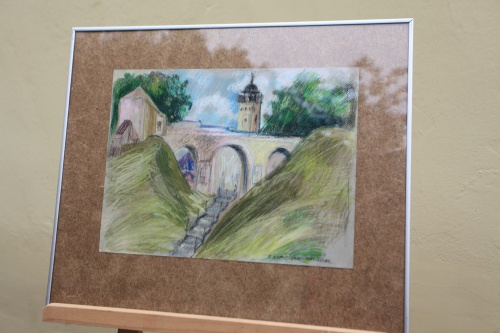 Фоторепортаж: в галерее “Крыга” гродненцам предложили взглянуть на Гродно глазами иностранных художников